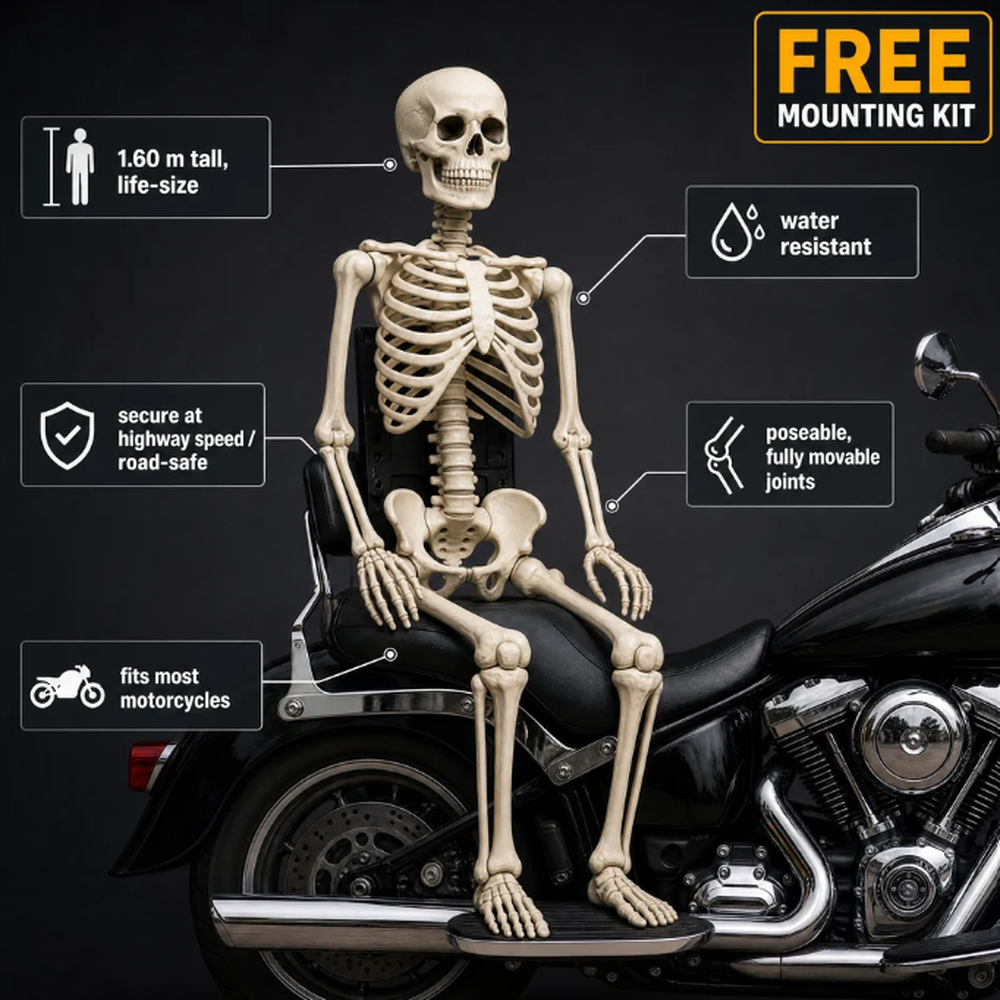 Backseat Bones™ - Skeleton passenger